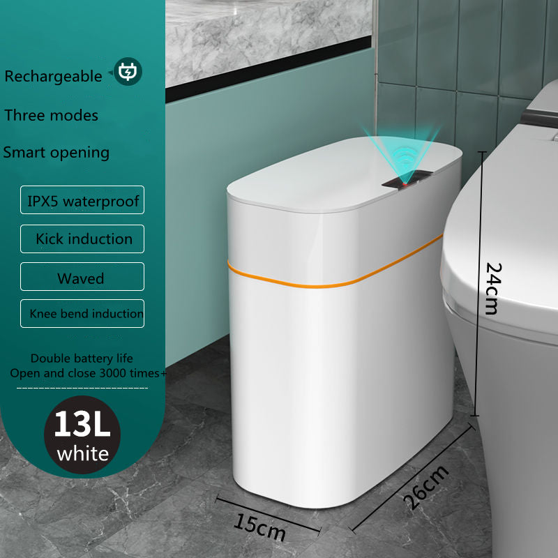 Automatic Smart Trash Can with Lid Induction