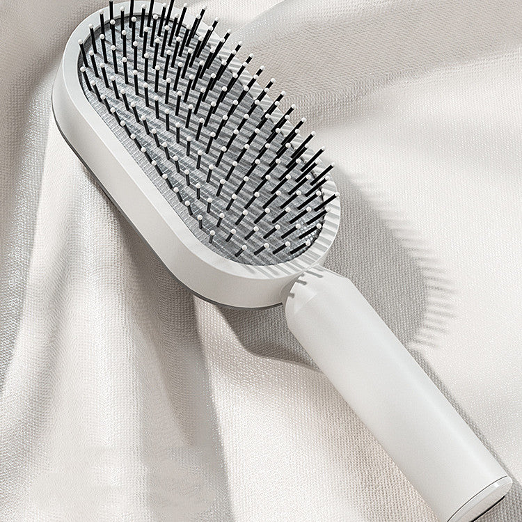 Self Cleaning Hair Brush Anti-Static Scalp Massage Comb
