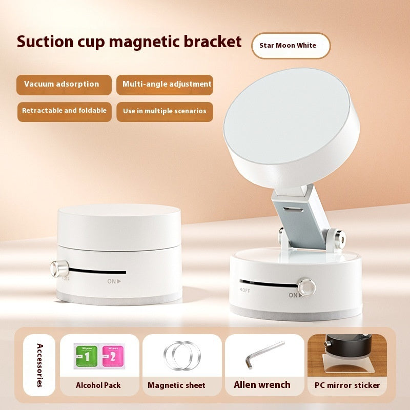 Strong Vacuum Suction Magnetic Car Bracket – 360° Rotation Phone/GPS Mount