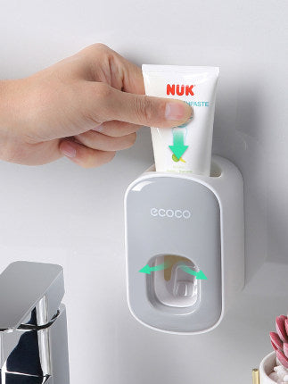 Wall Mounted Automatic Toothpaste Dispenser Bathroom Set