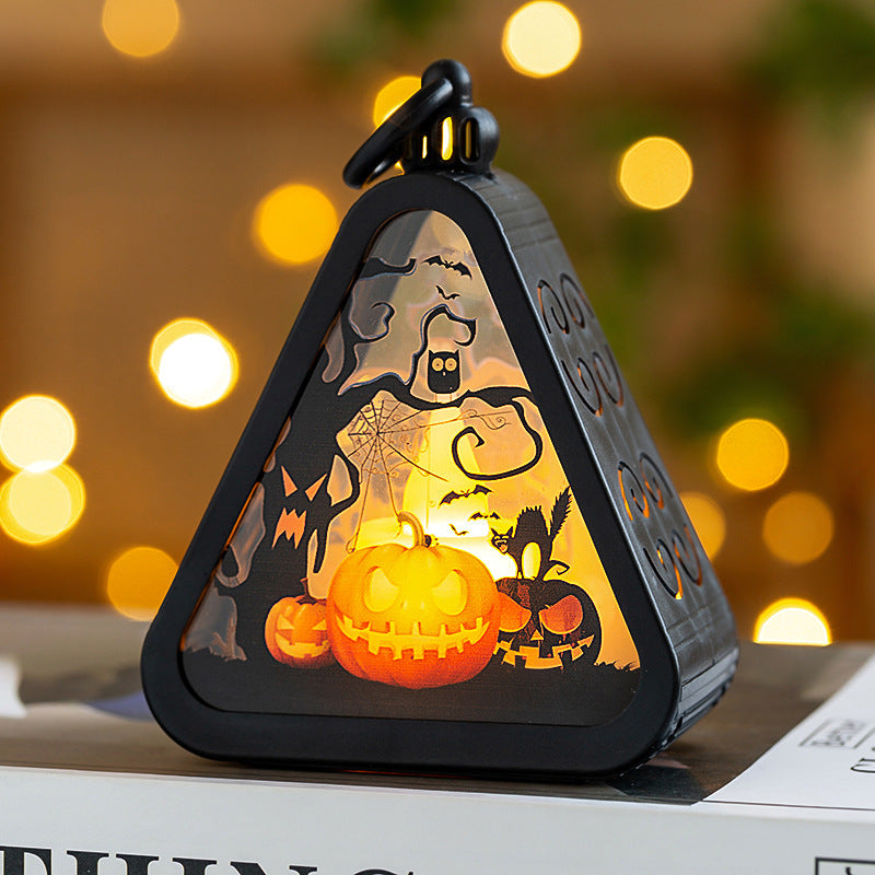 Sainishops™Halloween Decorations Portable Pumpkin Lamp Layout Props