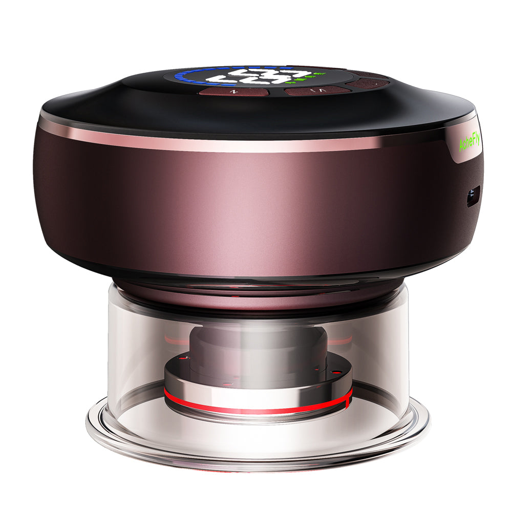 AcheFly Wiederaufladbares kleines multifunktionales elektrisches Gua Sha Schabemassagegerät, Physiotherapiegerät, Gesichtspflegegerät