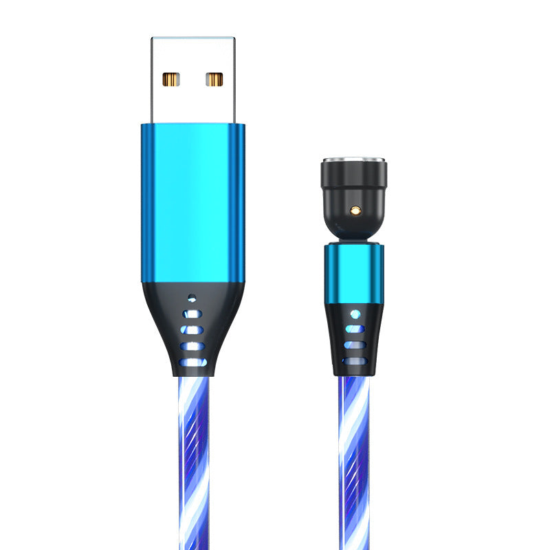 540° Magnetic Fast Charging Cable  LED USB Type C iPhone