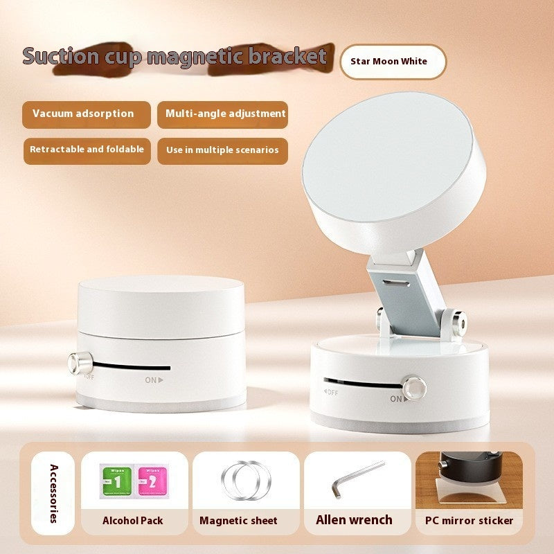 Strong Vacuum Suction Magnetic Car Bracket – 360° Rotation Phone/GPS Mount