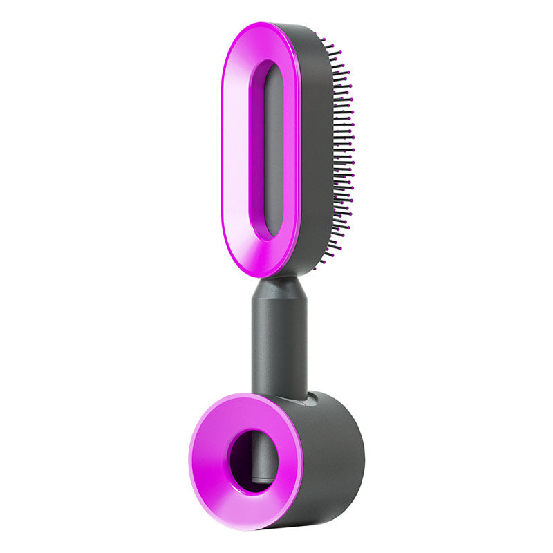 Self Cleaning Hair Brush Anti-Static Scalp Massage Comb