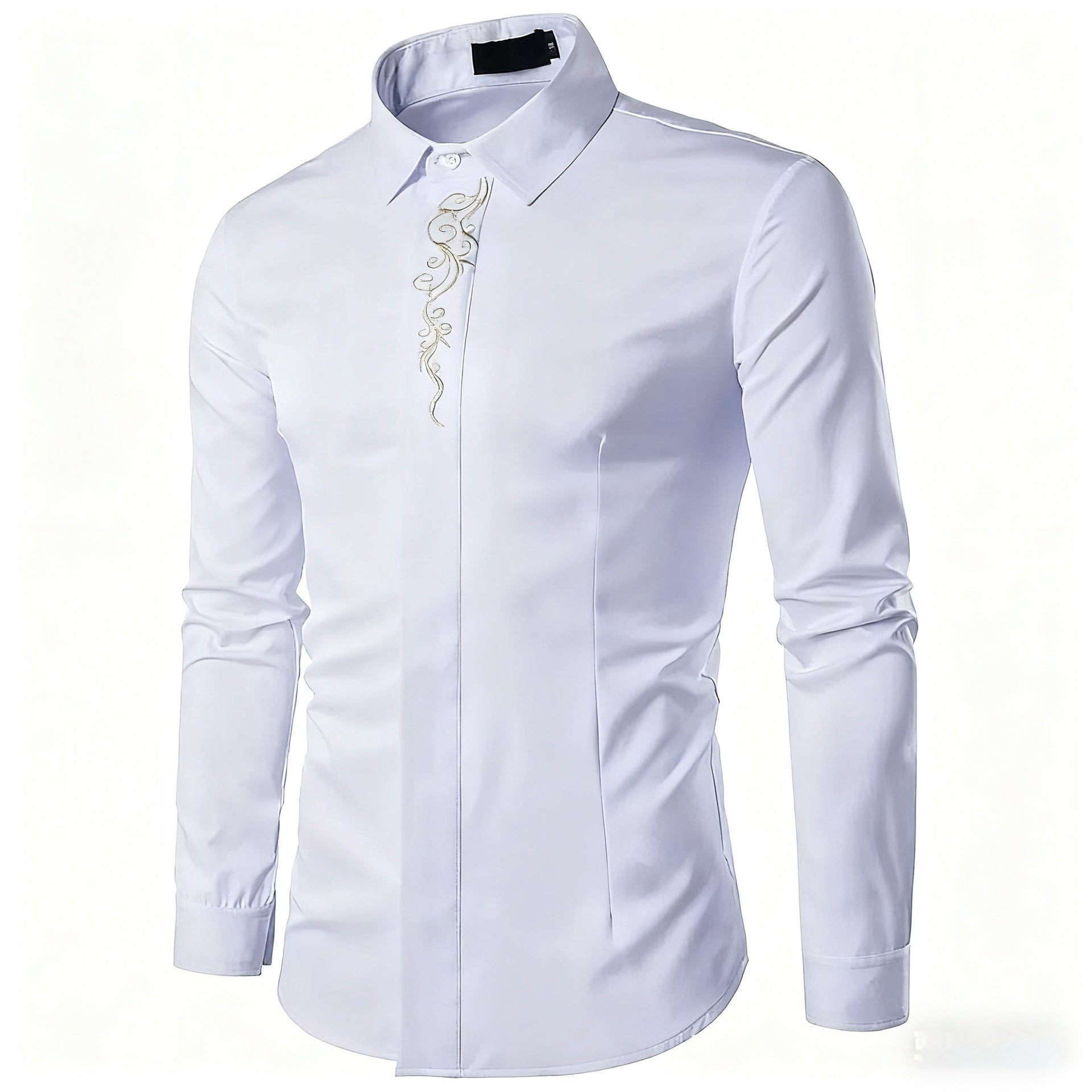 Stylish Lapel, Loose-fitting Casual Sports Button-up Shirt For Men