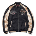 Mens Loose Fit Polyester Embroidered Chinese Style Jacket