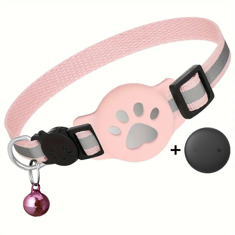 Creative Cartoon Printed Pet Cat Locator Collar
