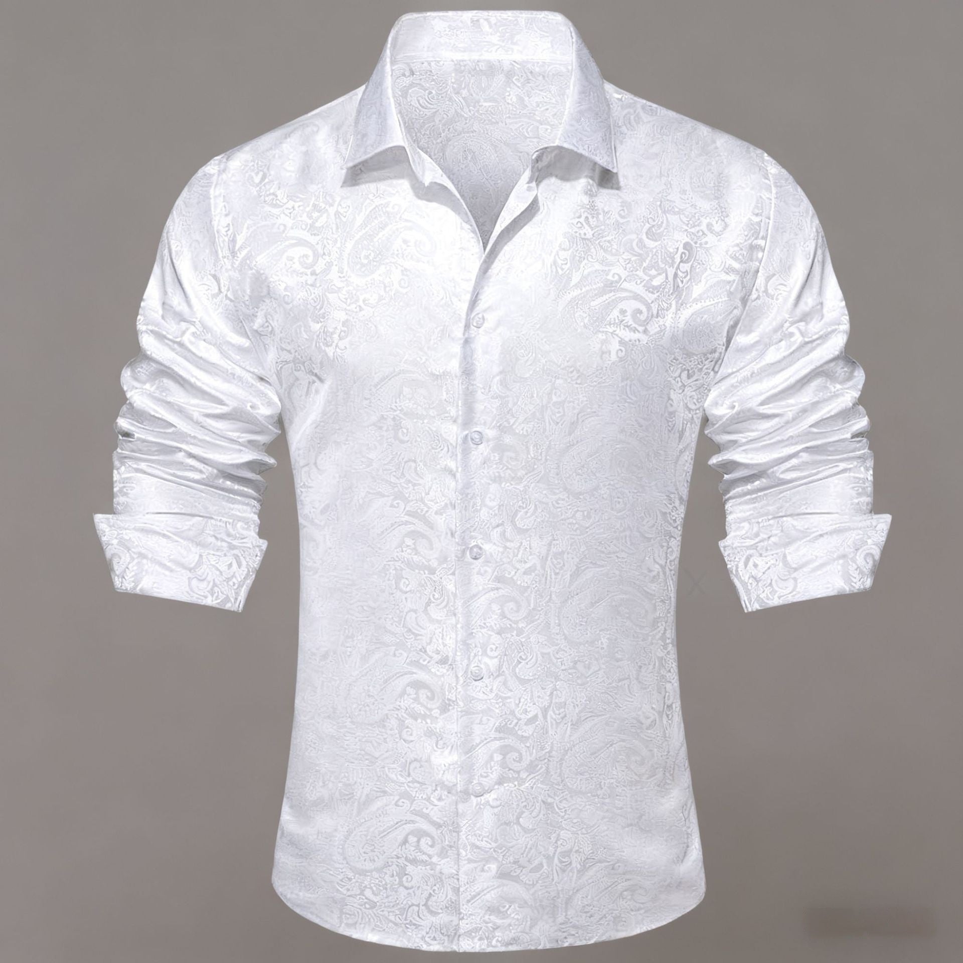 Stylish Lapel, Loose-fitting Casual Sports Button-up Shirt For Men