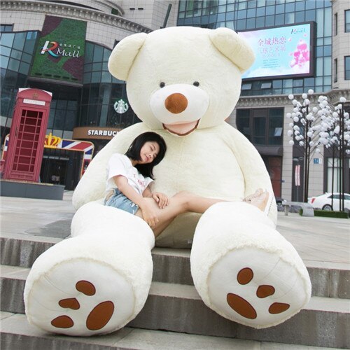 Sainishops™Giant Teddy Bear Plush Toy Huge  Soft Toys  Leather Shell