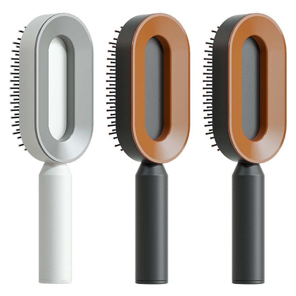 Self Cleaning Hair Brush Anti-Static Scalp Massage Comb