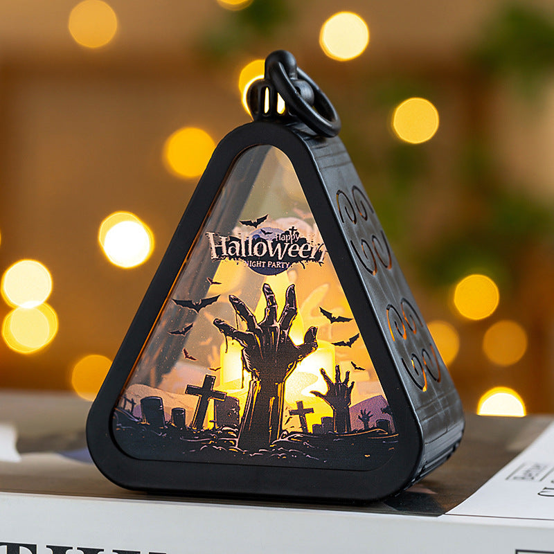 Sainishops™Halloween Decorations Portable Pumpkin Lamp Layout Props