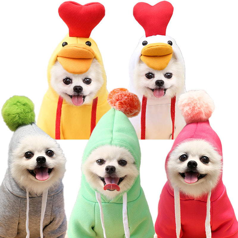 Sainishops™Cute Fruit Dog Hoodie Winter Warm Fleece Pet Clothes