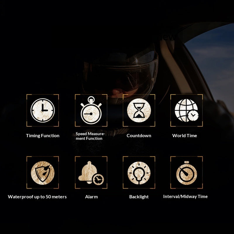 Multifunctional Quartz Watch Movement Sports Wristwatch