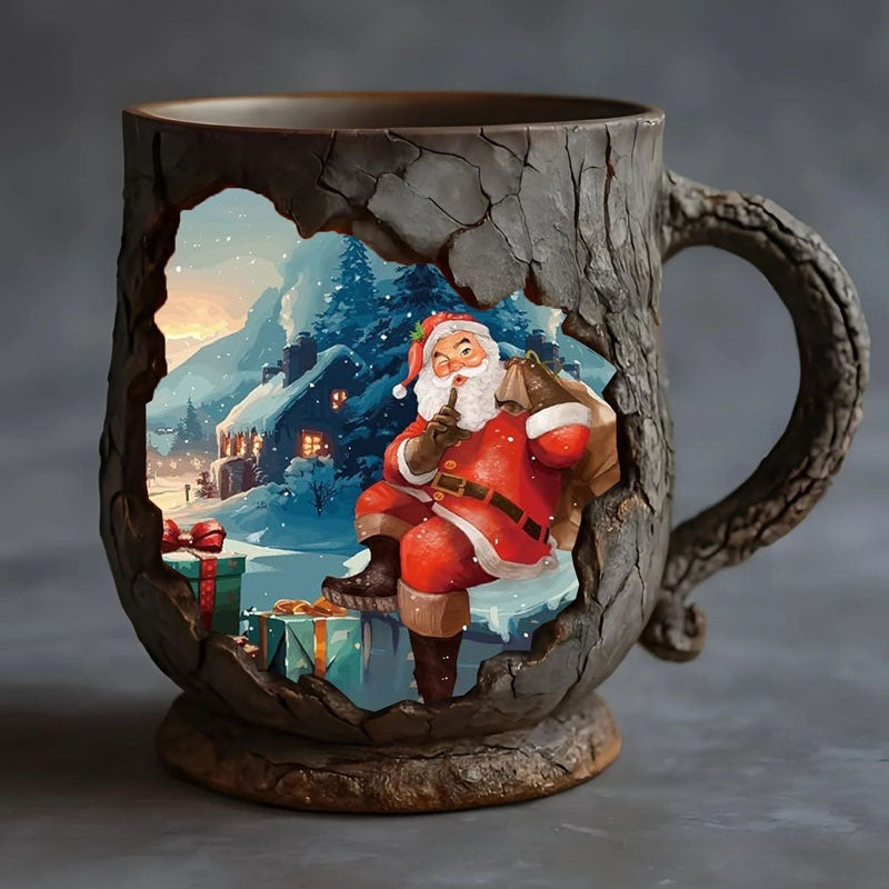 Resin Bigfoot Forest Flame Mark Cup