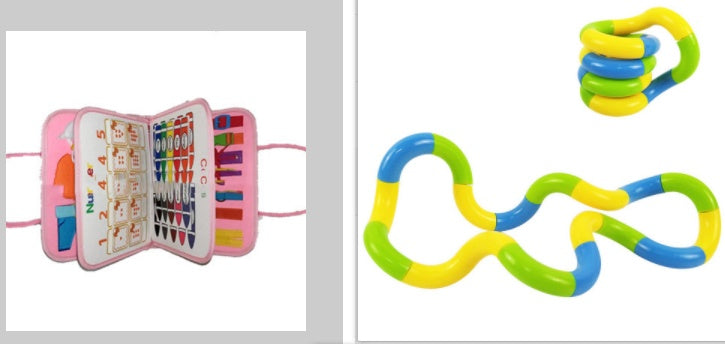 Sainishops™New Busy Book Children s Busy Board Dressing And Buttoning Learning Baby