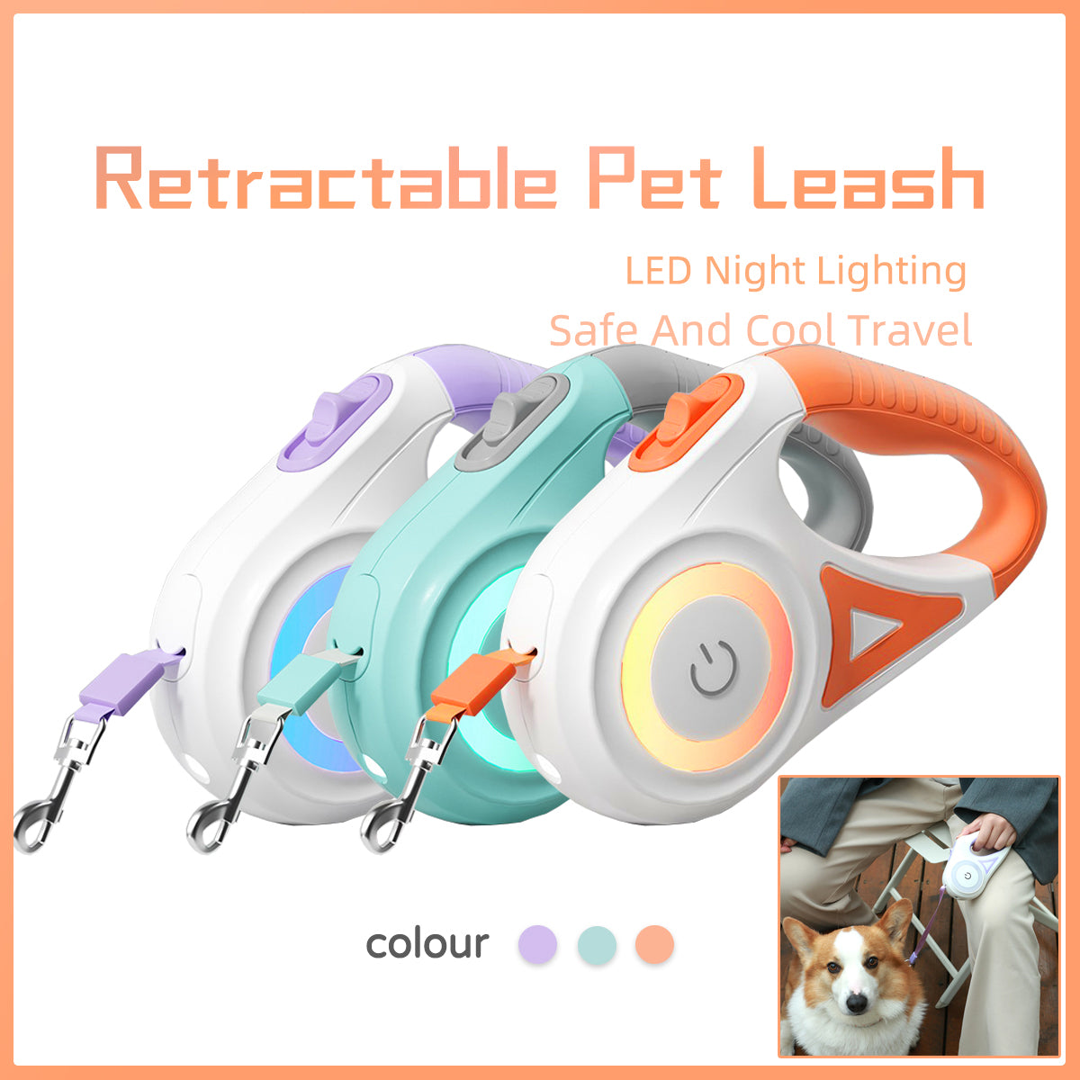 Automatic Pet Leash for Dogs and Cats