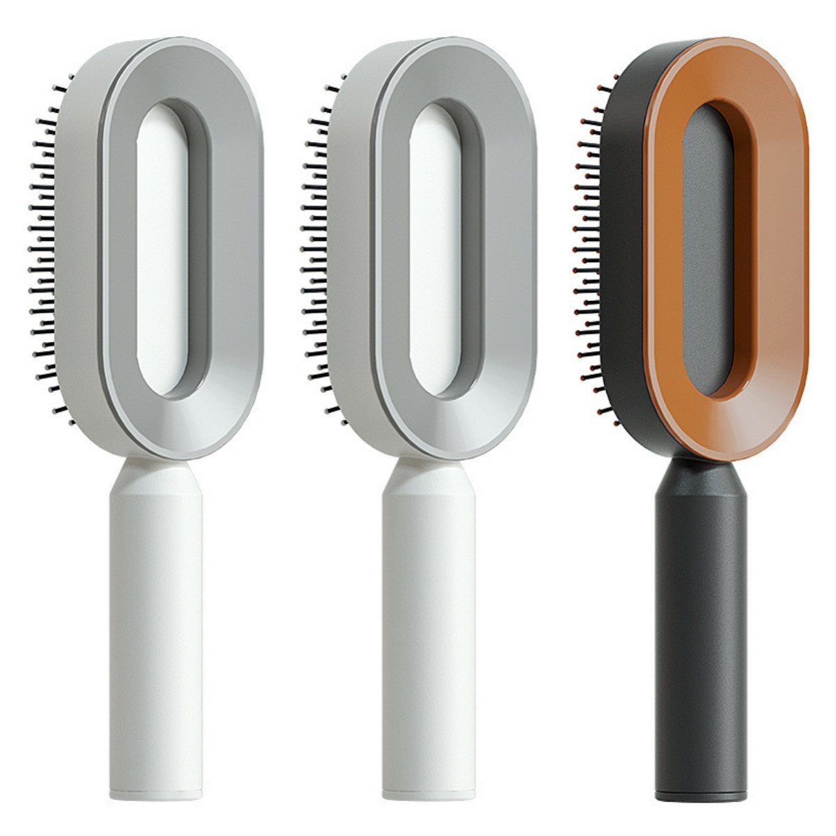 Self Cleaning Hair Brush Anti-Static Scalp Massage Comb
