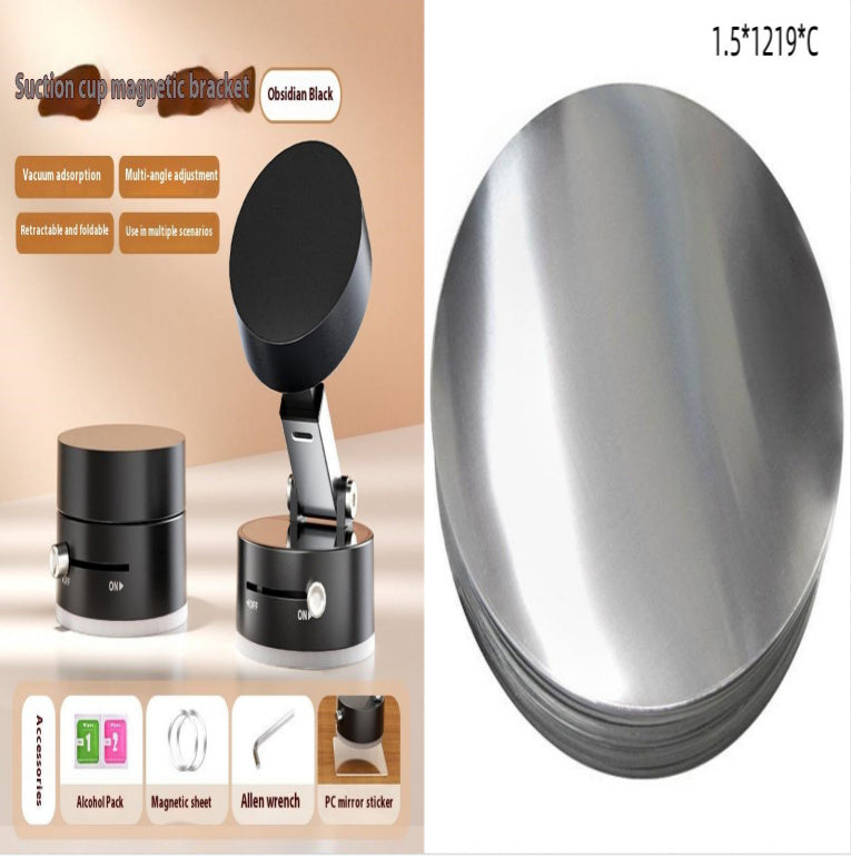 Strong Vacuum Suction Magnetic Car Bracket – 360° Rotation Phone/GPS Mount