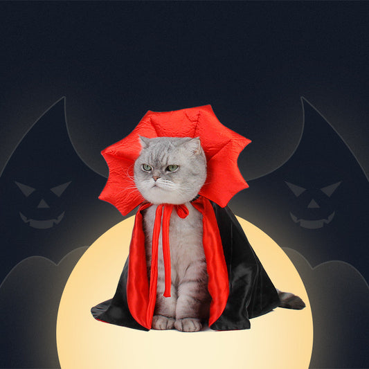 Sainishops™Halloween Pet Costumepet Halloween Cape Vampire King