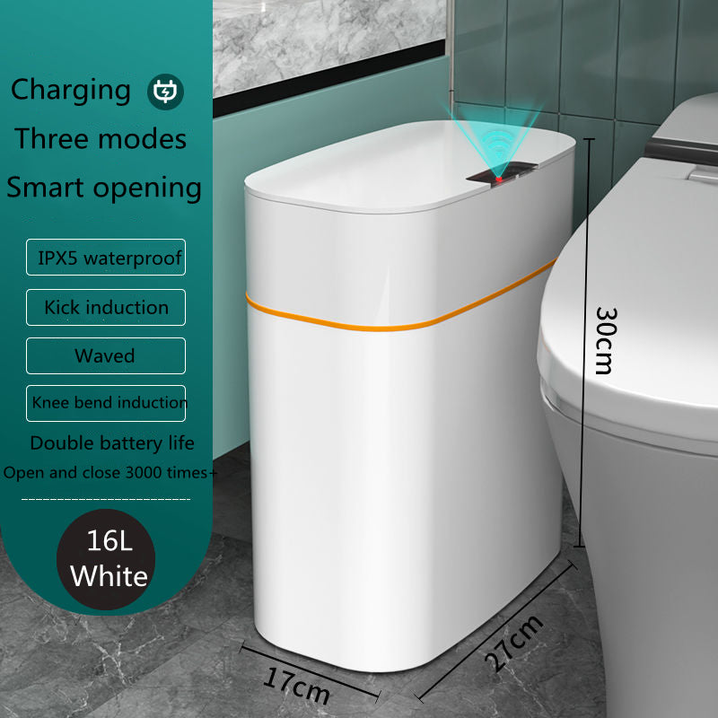 Automatic Smart Trash Can with Lid Induction