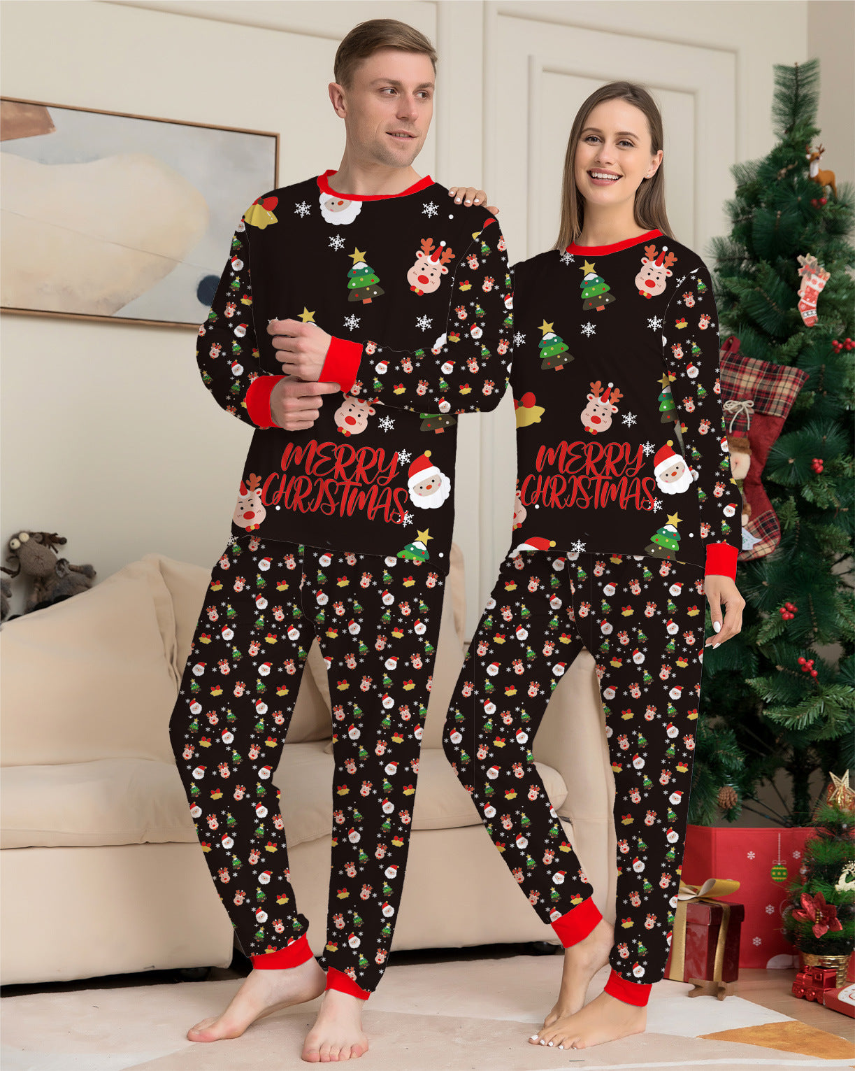 Sainishops™Family Christmas Matching Pajamas Set Christmas Pajamas For Family