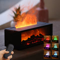 Sainishops™Flame Aromatherapy Diffuser 3D Fireplace Humidifier