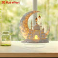 Castle Acrylic Desktop Decoration Beside Moose Festival Moon