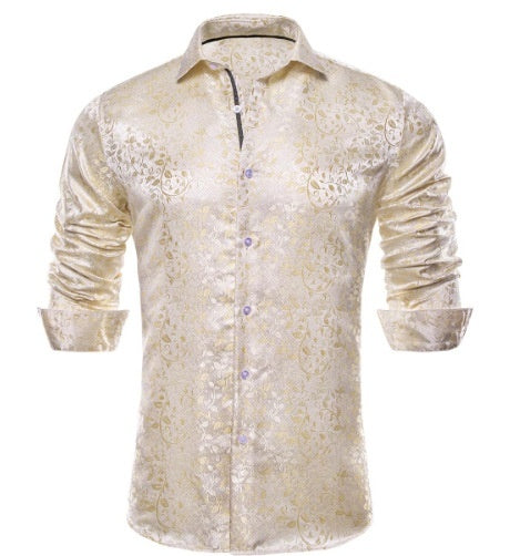 Stylish Lapel, Loose-fitting Casual Sports Button-up Shirt For Men