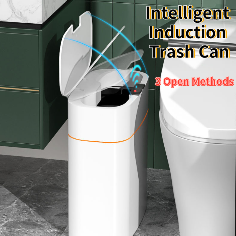 Automatic Smart Trash Can with Lid Induction