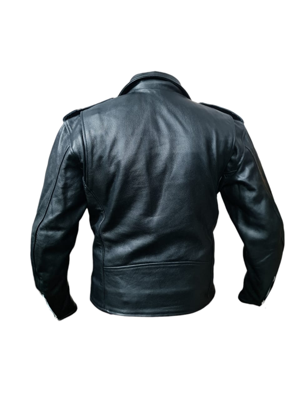 Classic Black Leather Biker Jacket
