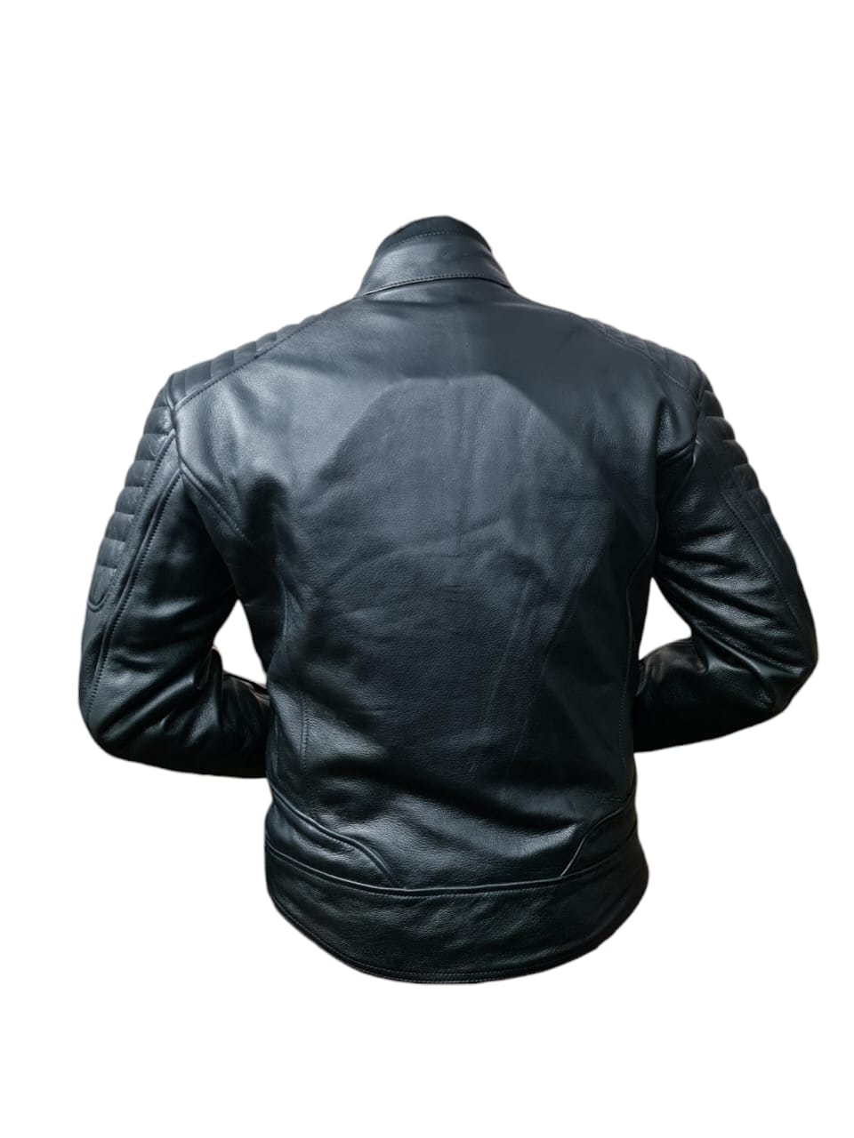 Classic Black Leather Biker Jacket
