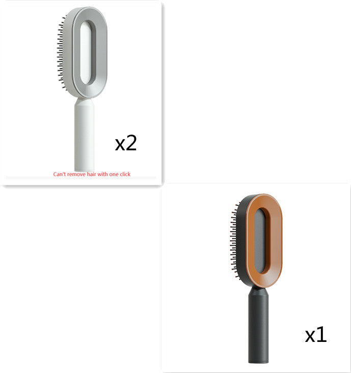 Self Cleaning Hair Brush Anti-Static Scalp Massage Comb