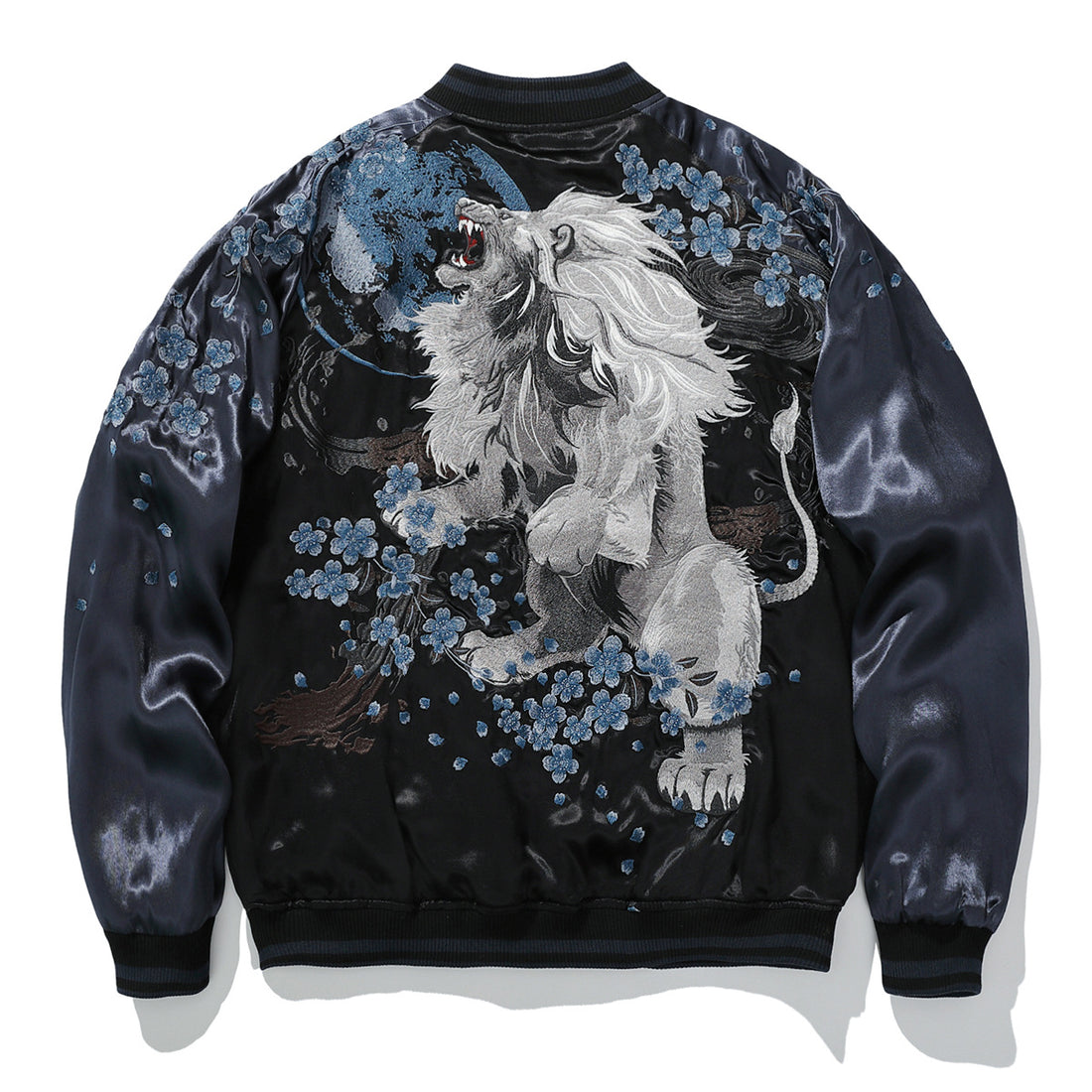 Mens Loose Fit Polyester Embroidered Chinese Style Jacket