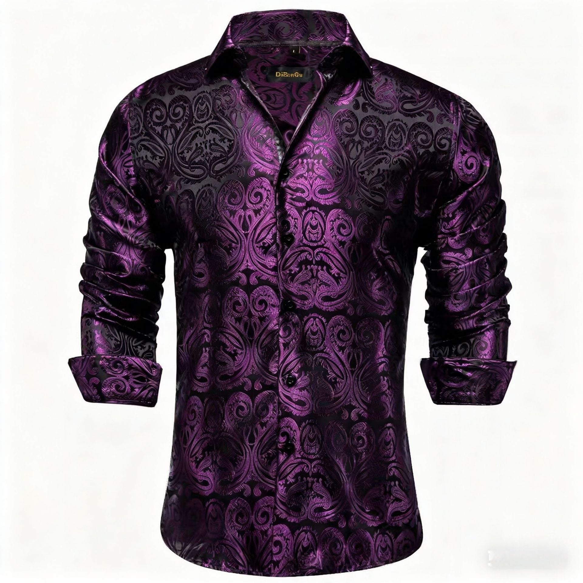Stylish Lapel, Loose-fitting Casual Sports Button-up Shirt For Men