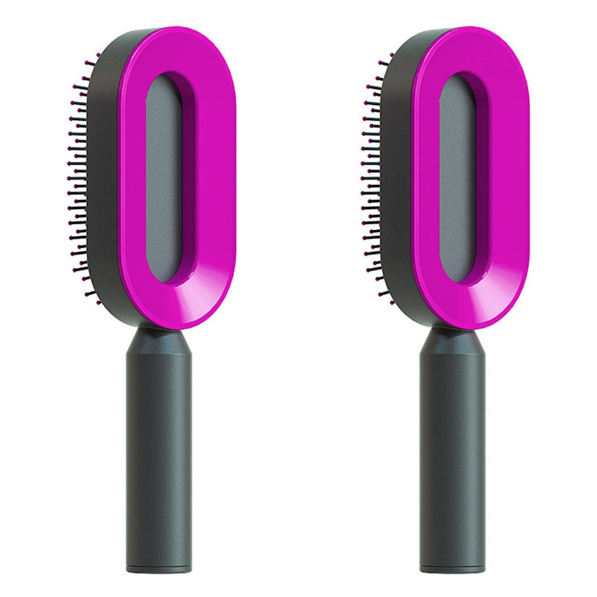 Self Cleaning Hair Brush Anti-Static Scalp Massage Comb