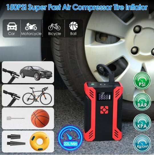 Sainishops™Car Jump Starter & Air Compressor