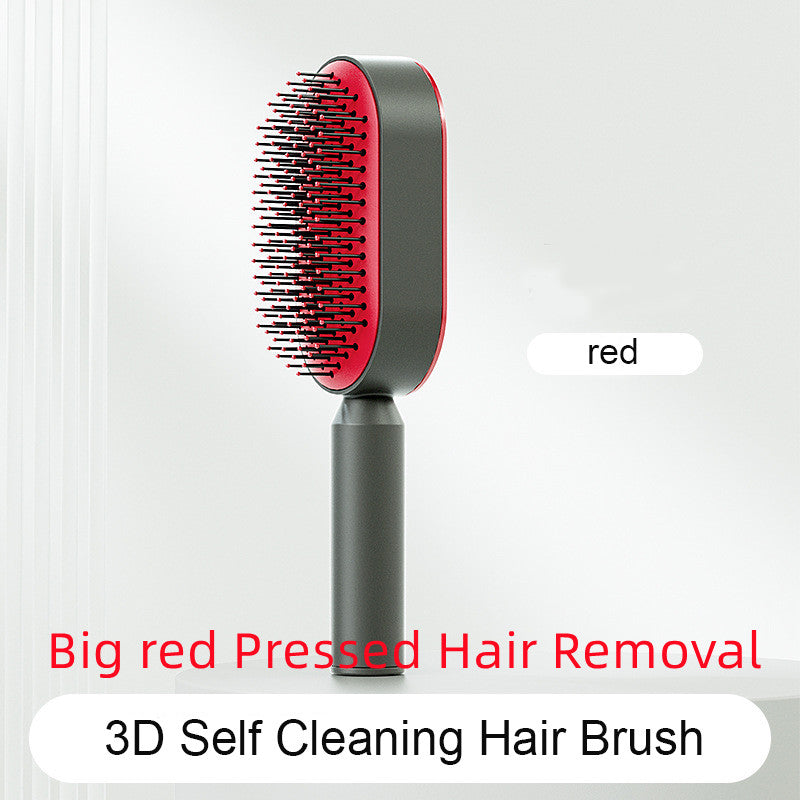 Self Cleaning Hair Brush Anti-Static Scalp Massage Comb