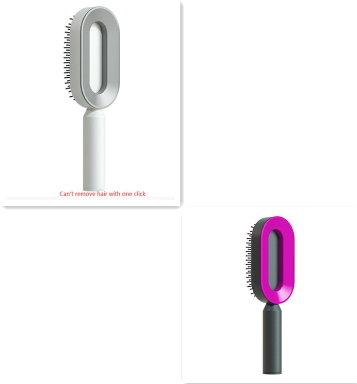 Self Cleaning Hair Brush Anti-Static Scalp Massage Comb