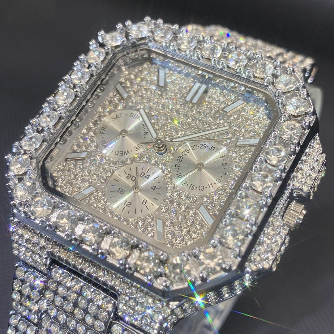 Vollständig diamantförmiger Hip-Hop-Flex