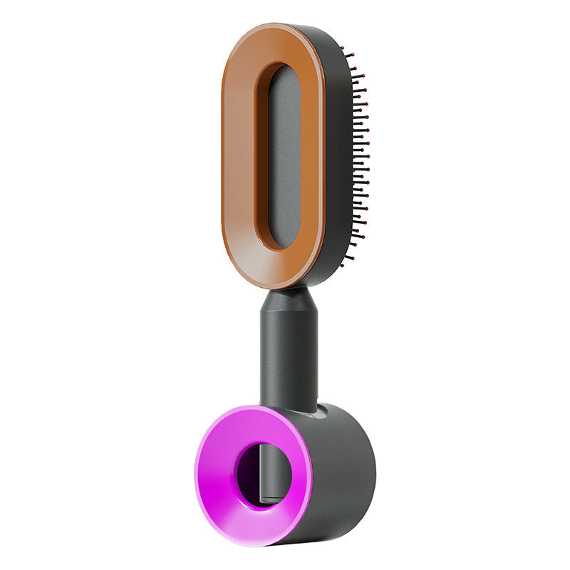 Self Cleaning Hair Brush Anti-Static Scalp Massage Comb