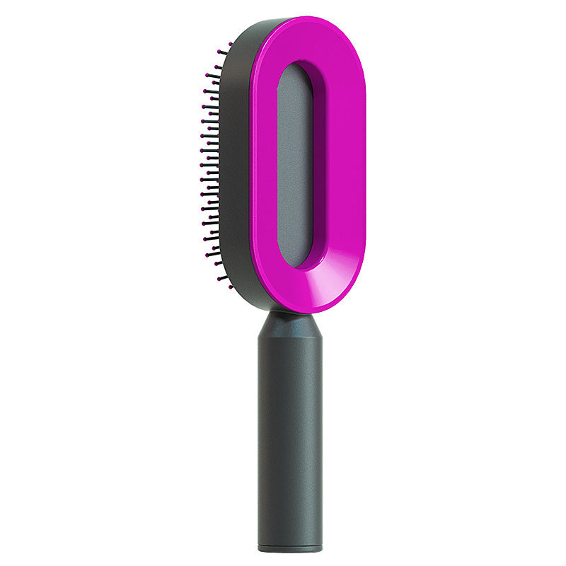 Self Cleaning Hair Brush Anti-Static Scalp Massage Comb
